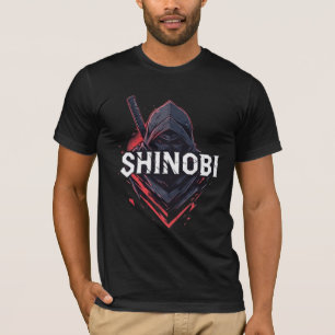 Shinobi Dark Ninja Gaming Maskottchen Grafik - Jap T-Shirt