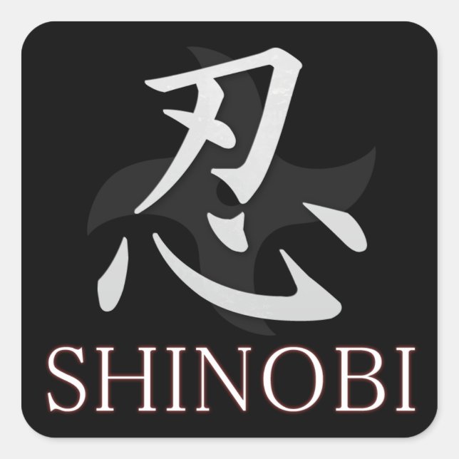 SHINOBI Stickers (Vorderseite)