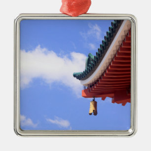 Shinto-Schrein Ornament Aus Metall