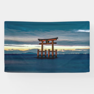 Shinto-Schrein-Torii-Japanisches Tor Banner