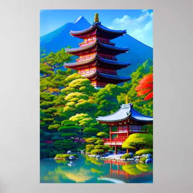 Shinto Serenity: Das Soul des Gartens Poster (Vorne)