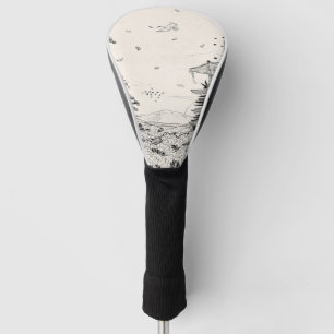 Shinto Shrine Fuji Edo Period Japan Shogun Inspiri Golf Headcover