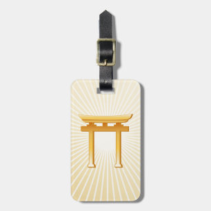 Shinto Symbol 2" x 3,5" Gepäckanhänger