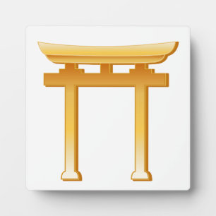Shinto-Symbol Fotoplatte