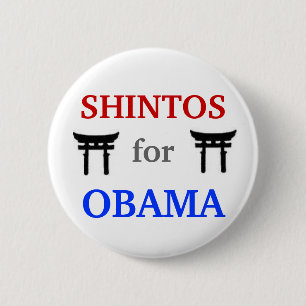 Shintos für Knopf Obama 2012 Button