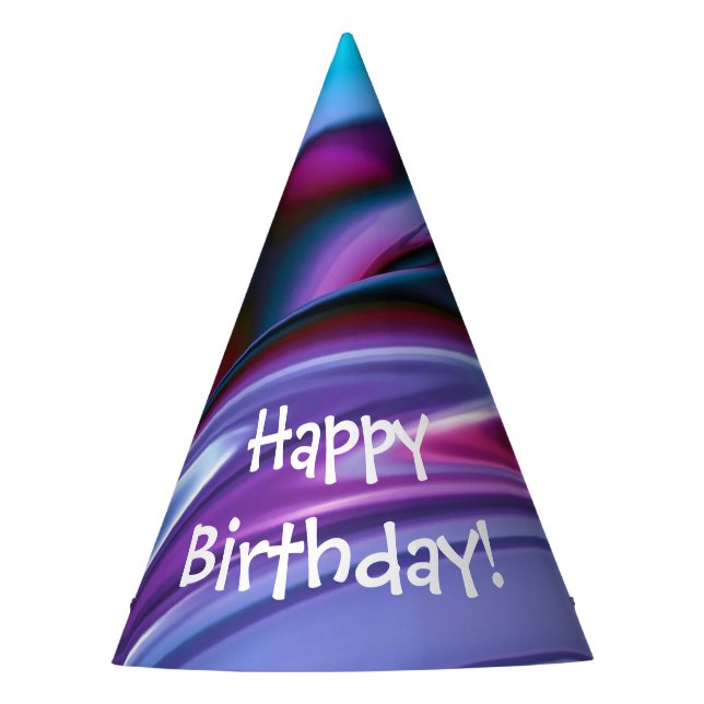 Shiny Birthday Party Hat Partyhütchen (Vorderseite)