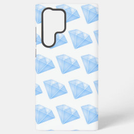 Shiny Blue Diamond Carat Samsung Galaxy Hülle