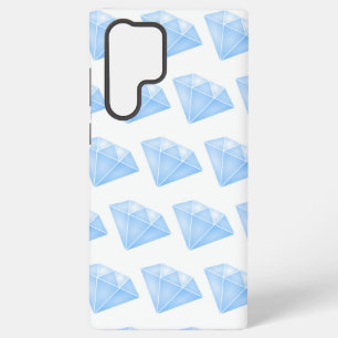 Shiny Blue Diamond Carat Samsung Galaxy Hülle