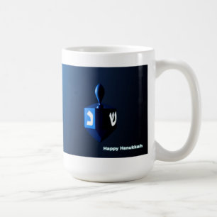 Shiny Blue Dreidel Kaffeetasse