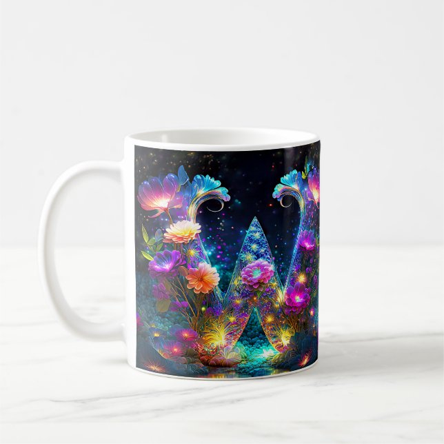 Shiny Blumenbrief W Kaffeetasse (Links)