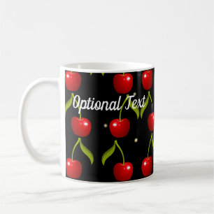 Shiny Cherries Pattern Kaffeetasse