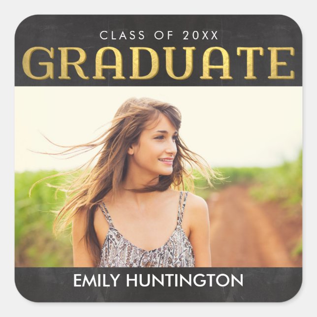 Shiny Collage Abschluss Stickers Umschlag Aufklebe (Vorderseite)