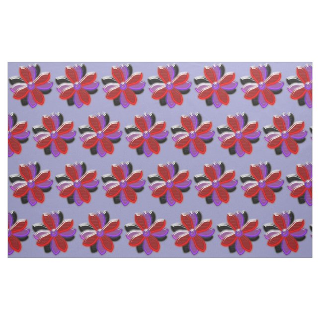 Shiny Daisy Blume Blumengewebe Gemusterten Kunstha Stoff (Fat Quarter (45,7 x 55,9 cm))