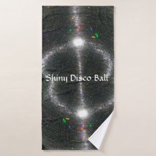 Shiny Disco Ball Badehandtuch