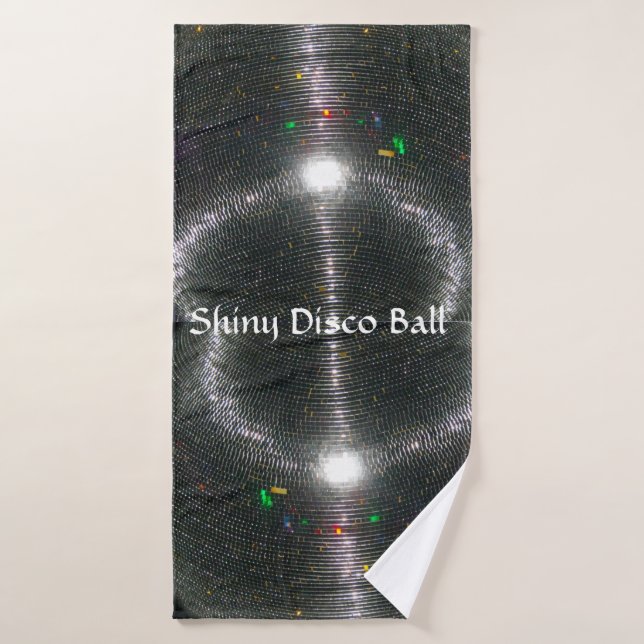 Shiny Disco Ball Badehandtuch (Badehandtuch)