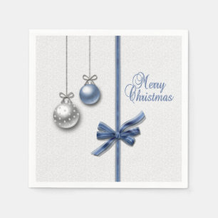 Shiny Elegant Christmas Balls Serviette