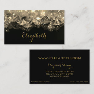 Shiny Festive Elegante Visitenkarte