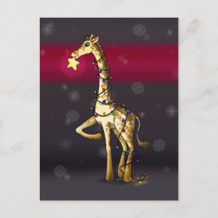 Shiny Giraffe Postkarte