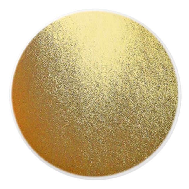 Shiny Gold Art Keramikknauf (Vorderseite)