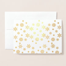 Shiny Gold Snowflakes