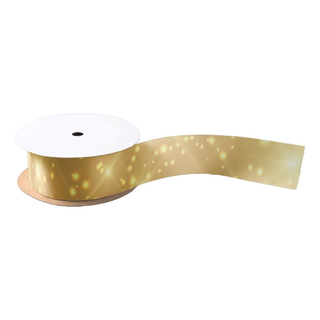 Shiny Golden Satinband (Spule)