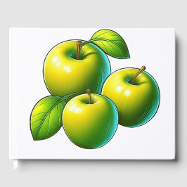 Shiny Green Äppel Gästebuch