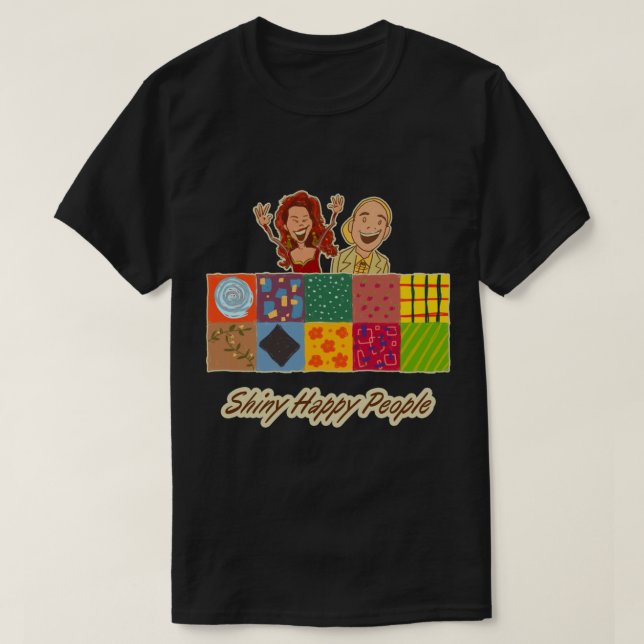 Shiny Happy People Classic T - Shirt (Design vorne)