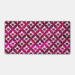 SHINY HOT PINK VALENTINE LIEBE HÖRT SCHREIBTISCHUNTERLAGE