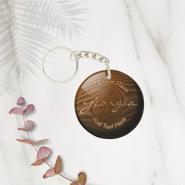 Shiny Imitats Wood Knot ・ Custom Schlüsselanhänger