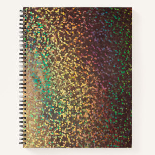Shiny, Konfetti , mehrfarbig Notizbuch