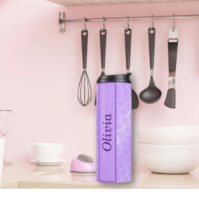 Shiny Lila Foil Lattice Thermosbecher (Von Creator hochgeladen)