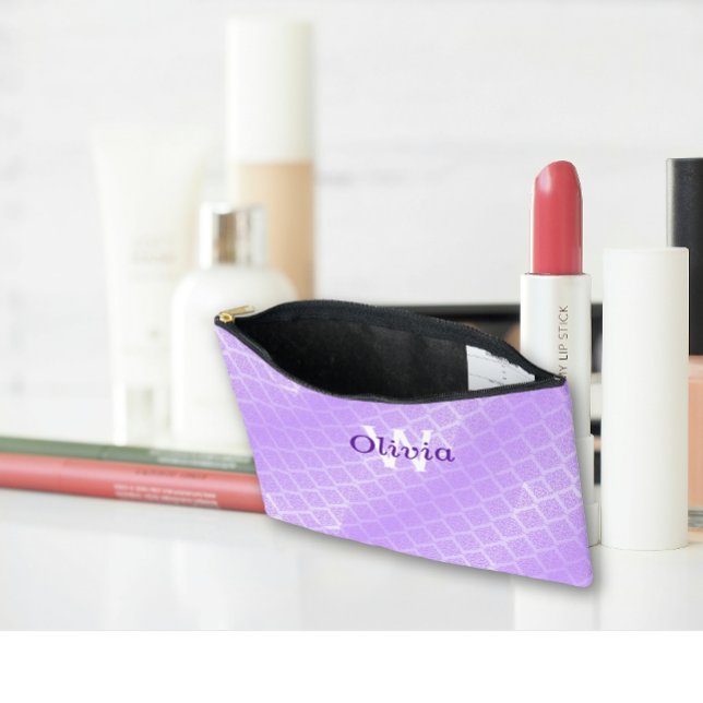 Shiny Lila Foil Lattice Zubehörtasche (Von Creator hochgeladen)