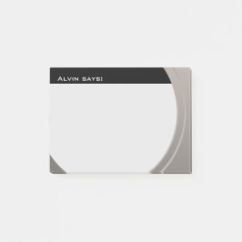 Shiny Metallic Anpassbar für Text und Farbe Post-it Klebezettel