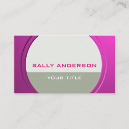 Shiny Metallic Anpassbar für Text und Farbe Visitenkarte