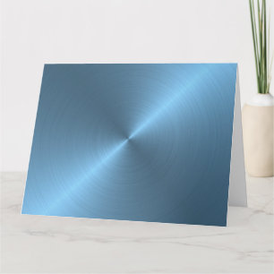 Shiny Metallic Background - Blau Karte