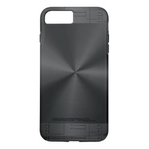 Shiny Metallic Black Geometric Accents Case-Mate iPhone Hülle