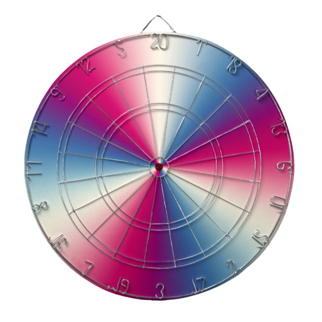 Shiny Metallic-Textur Dartscheibe (vorne)