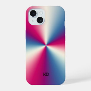 Shiny Metallic-Textur iPhone 15 Hülle