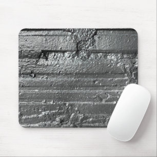 Shiny Pewter Painted Wall Mousepad