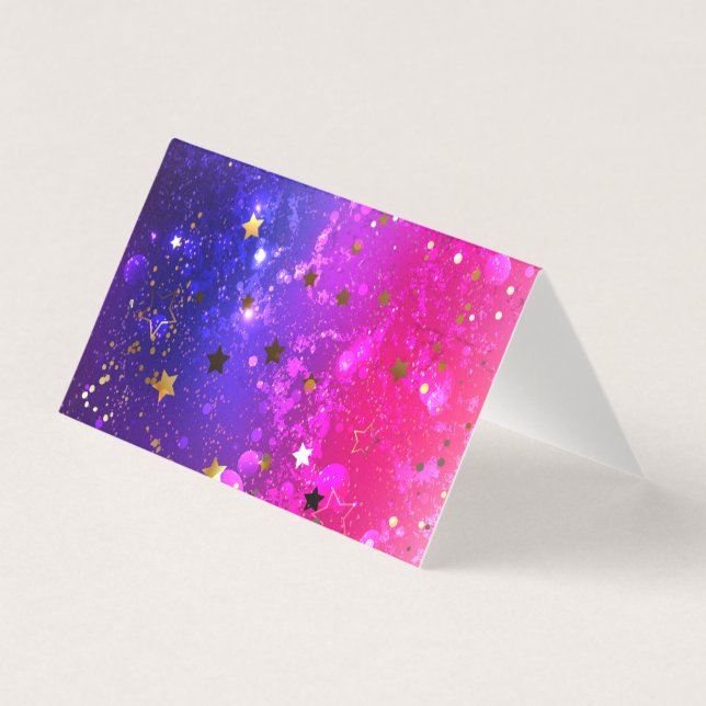 Shiny Pink Blue Background (Vorderseite)