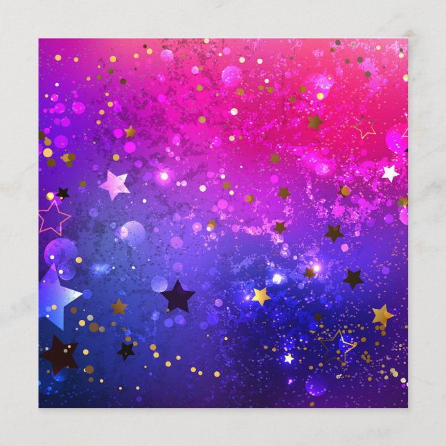 Shiny Pink Blue Background Programm (Vorderseite)