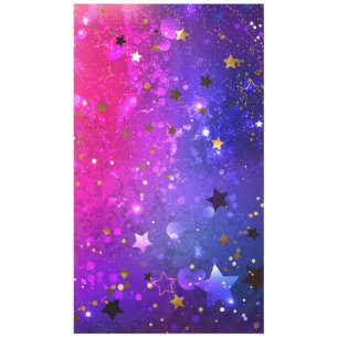 Shiny Pink Blue Background Tischdecke