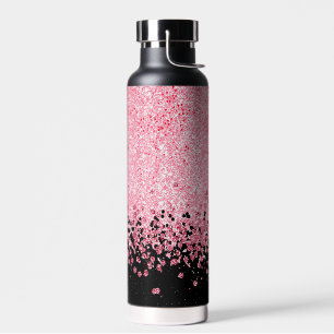 Shiny Pink Glitzer Trinkflasche