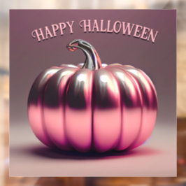 Shiny Pink Pumpkin Fensteraufkleber