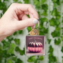 Shiny Pink Pumpkin Schlüsselanhänger