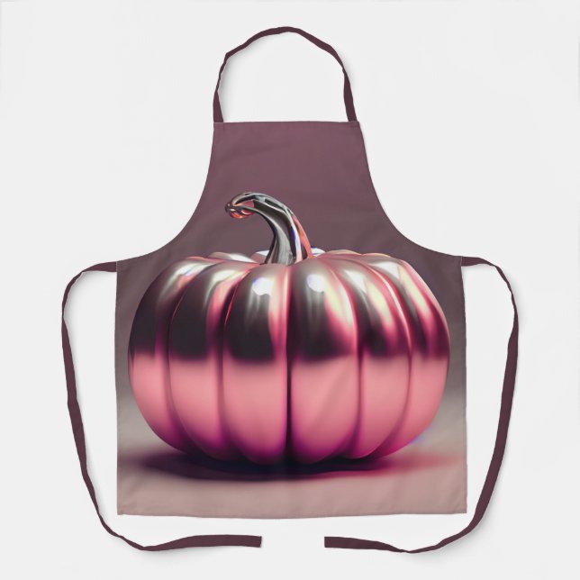 Shiny Pink Pumpkin Schürze (Vorderseite)