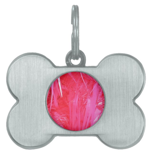 Shiny Pink Weihnachtsbaum Tiermarke (Vorderseite)