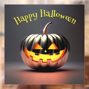 Shiny Pumpkin Halloween Fensteraufkleber