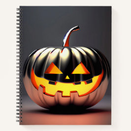 Shiny Pumpkin Halloween Notizbuch