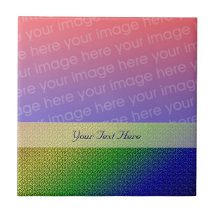 Shiny Rainbow Colour Strips Ihr Foto Tile Fliese